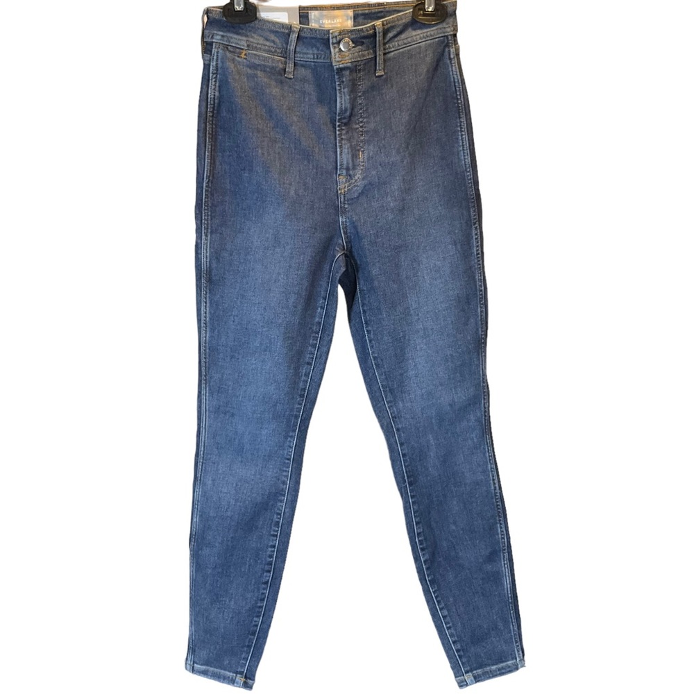NWT Everlane The Way-High® Clean Front Skinny Jean Vintage Blue Women's … - Picture 10 of 16